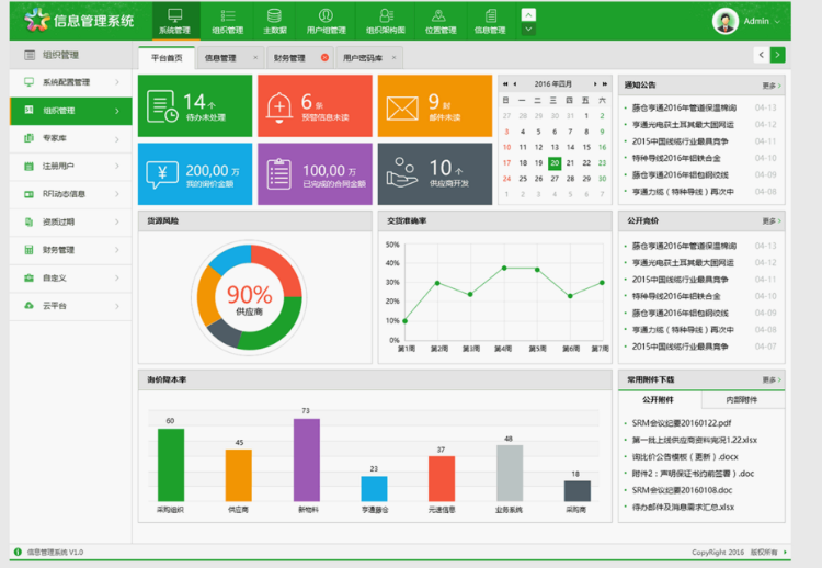 easyui后台管理系统html模板后台UI界面和前端界面html模板