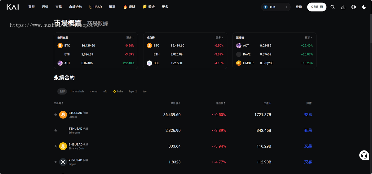 高规格数字资产交易所系统