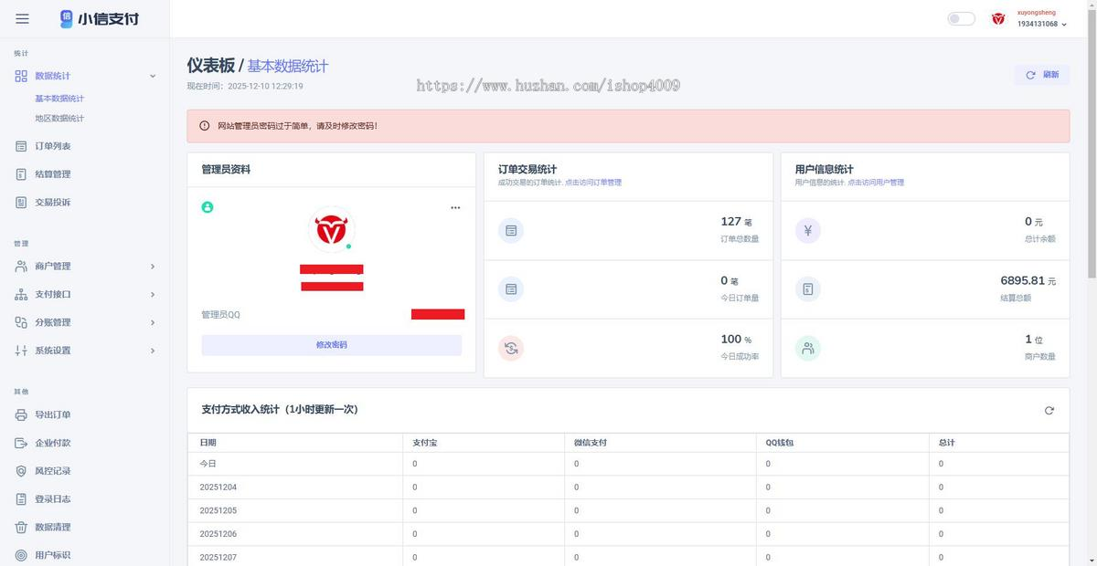 【牛角网二开】彩虹易支付前后端模板5.0含整站源码