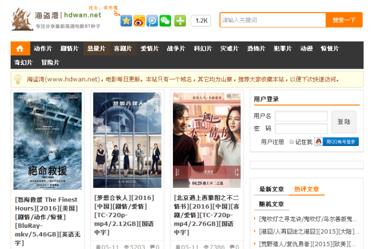 wordpress博客电影主题源码 wp电影网站自适应 简约清爽博客主题