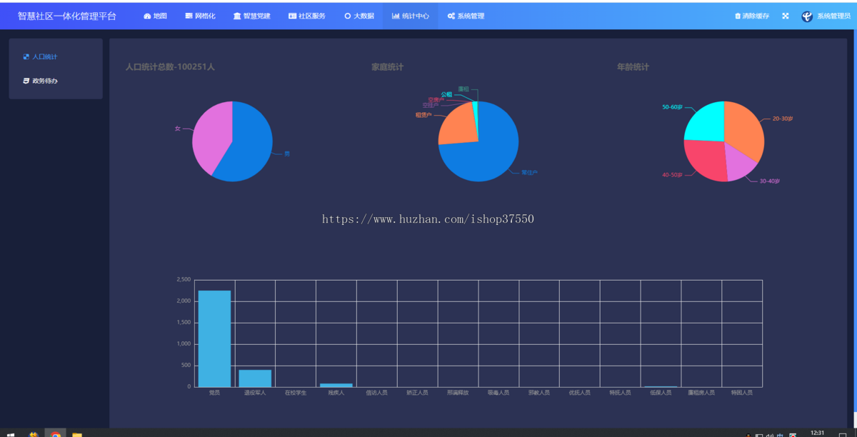 智慧社区网格化管理系统
