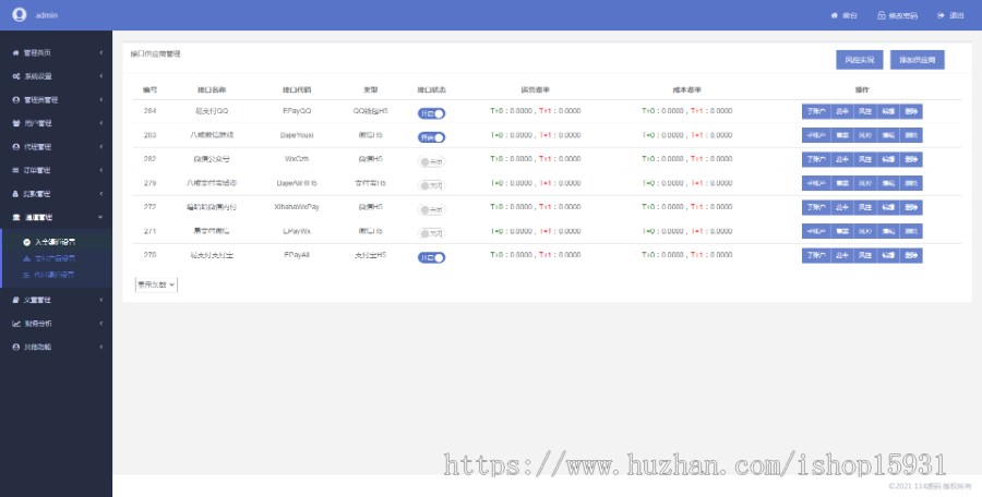 全新聚合支付/支付宝代付/第三方支付平台当面付源码h5代付系统