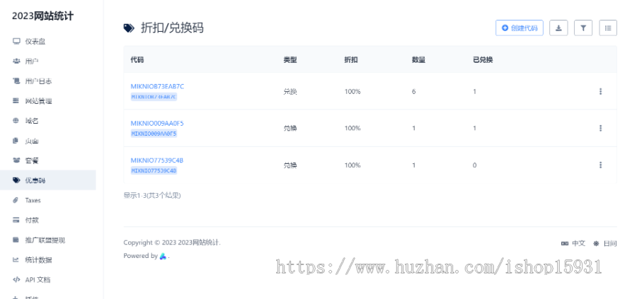 [2025带前台网站统计源码]仿CNZZ网站访客流量统计系统源码/获取网站访客系统源码/网页