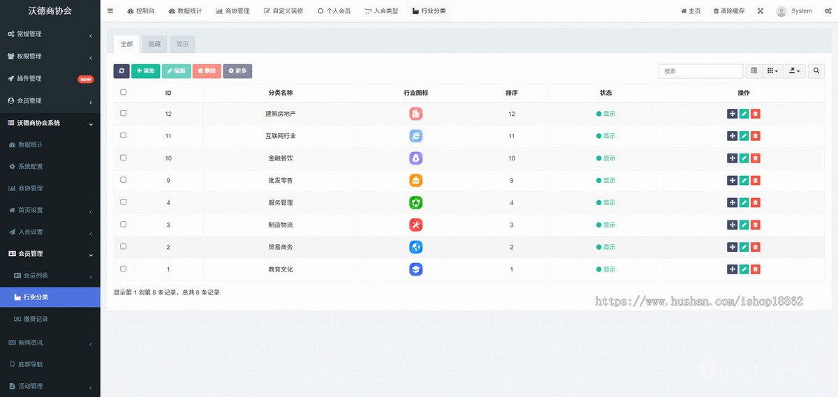 行业协会电子名片积分商城商会商圈供需活动协会行业活动小程序H5公众号PC网站