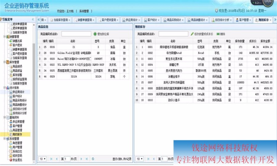 java springmvc 企业级进销存ERP系统源码 源代码程序