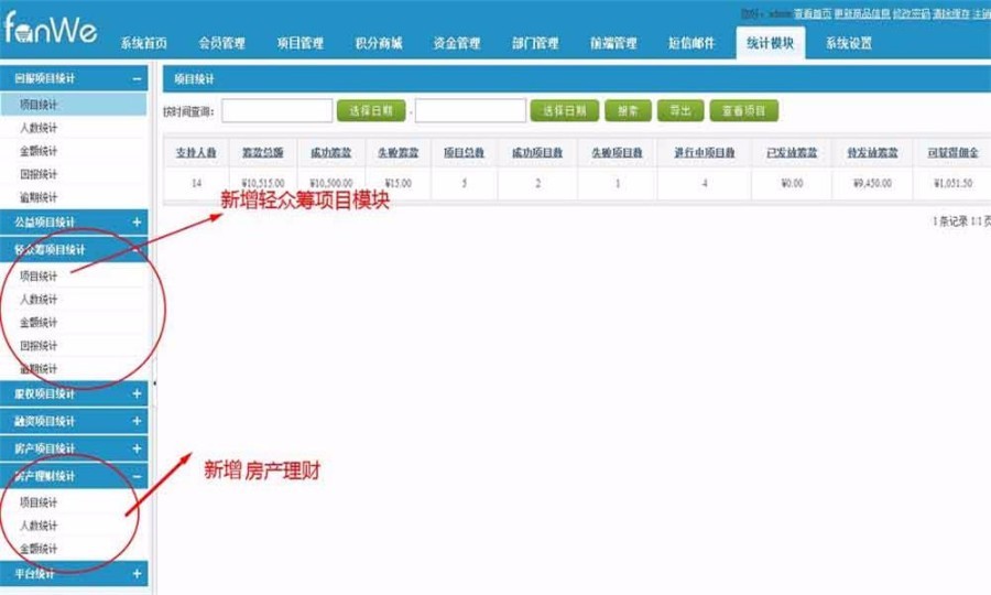 新版方维众筹1.7版本源码 新增轻众筹众创空间vip手机版