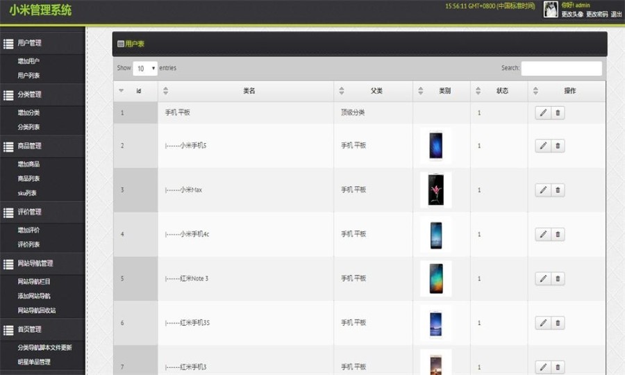 新版laravel5仿小米商城源码