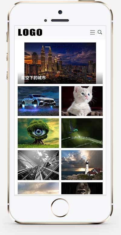 响应式图片展示网站源码摄影公司网站美女写真风景图壁纸摄影师照片图片图库网站源码