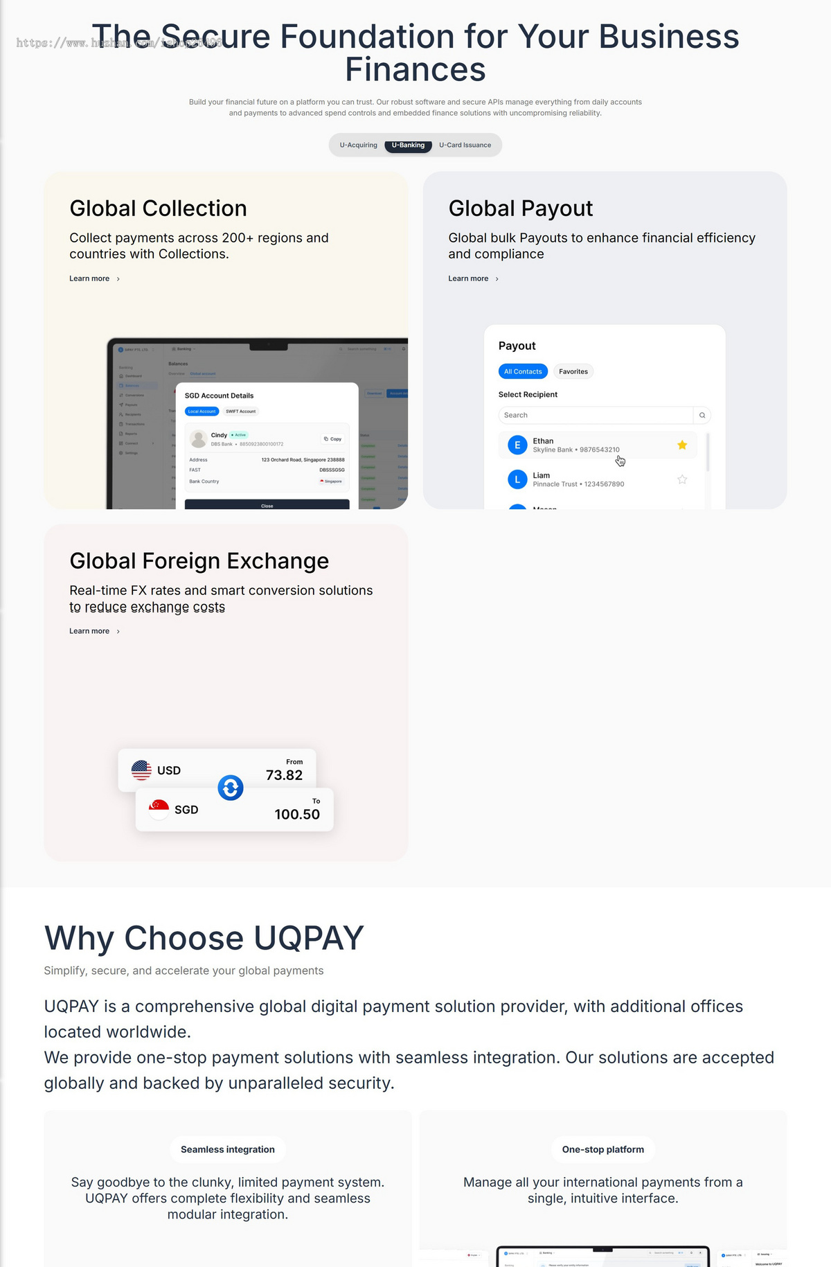 UQPAY/现代化支付网关/金融科技FinTech双语言网站源码