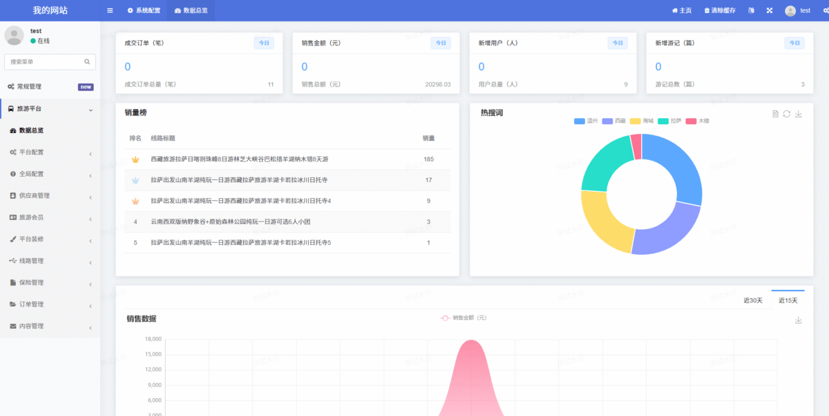景点售票小程序景区线路系统旅游票务预约酒店旅游管理系统旅游打卡攻略线路旅游管理