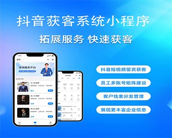 抖音获客小程序2025新版风口项目短视频留资获客员工矩阵建设线索分发丰富展示企业信息