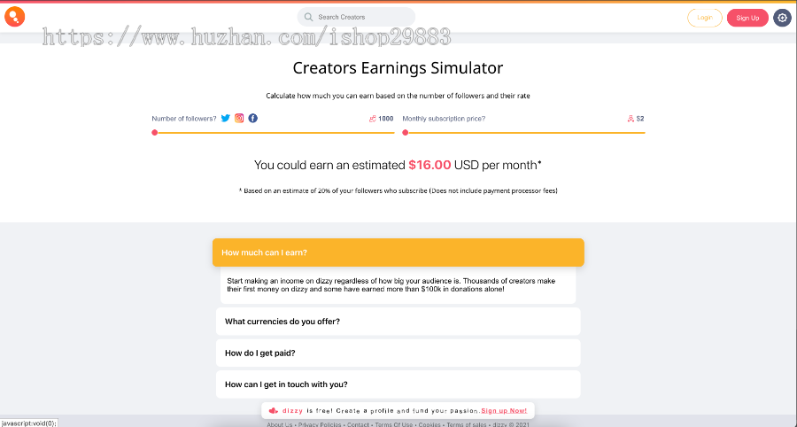 仿OnlyFans创作者粉丝系统和内容付费订阅源码/积分系统/视频聊天/直播