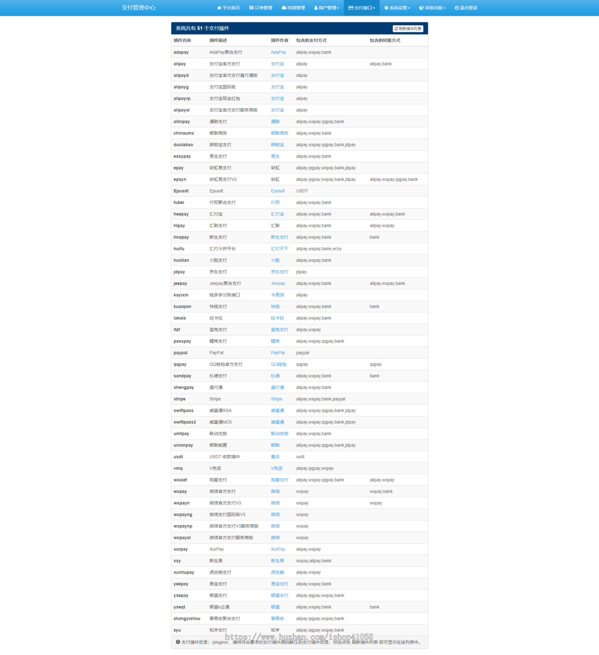 2025新/全开源/纯净版/彩虹易支付系统/USDT/通道轮询/51支付插件/免签约支付系统