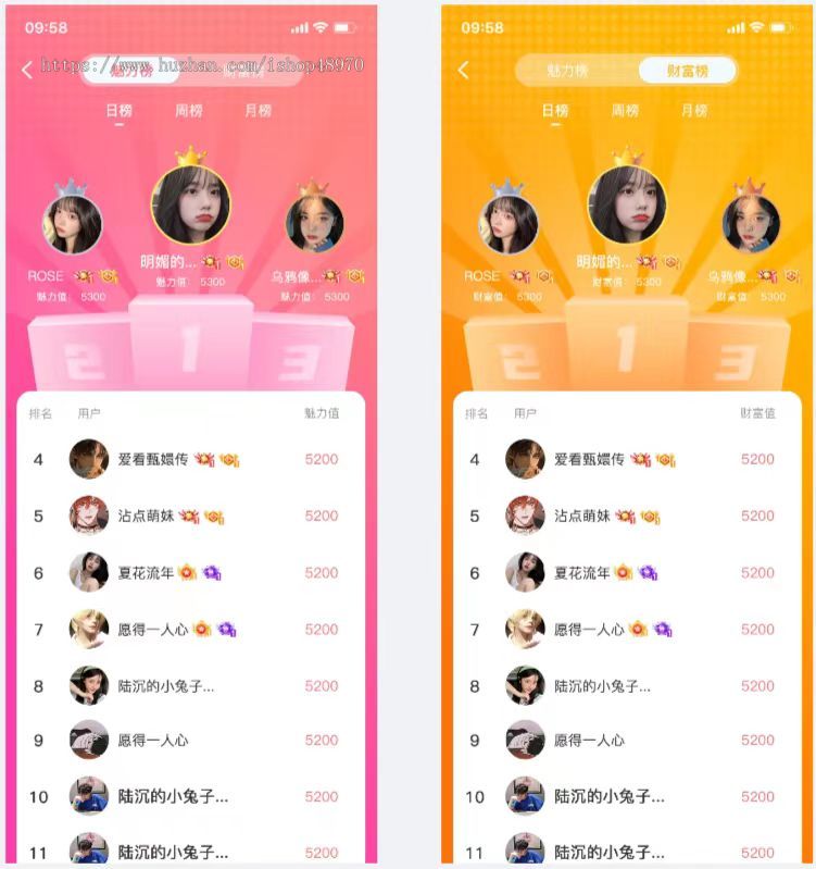 【语音APP】语音厅app源码交付，语音房App开发语聊房个播厅游戏房工会贵族主播打赏系