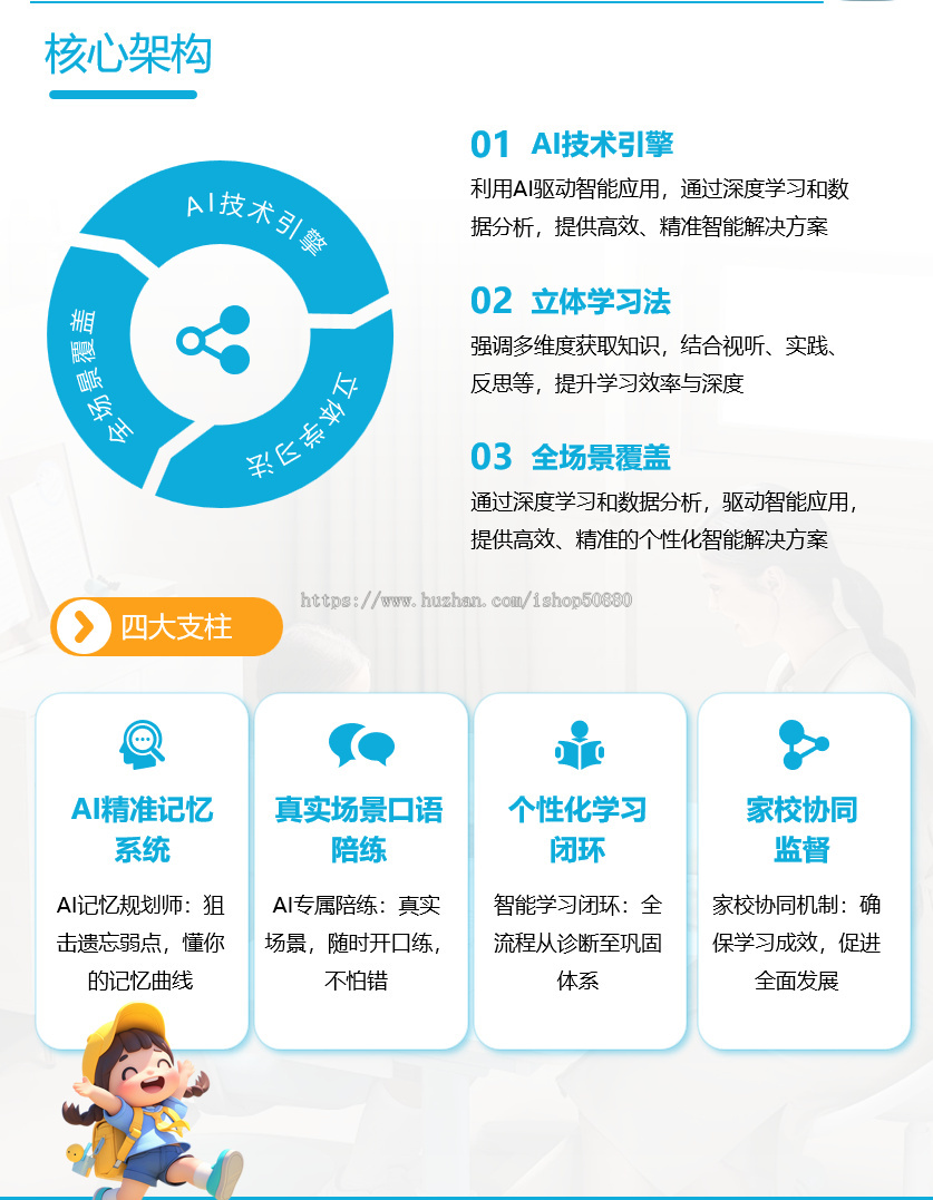 AI英语单词学习 AI阅读 AI单词记忆APP 源码